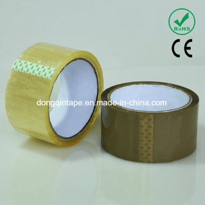 Single Sided Adhesive Brown Color No Bubble OPP Packing Tape